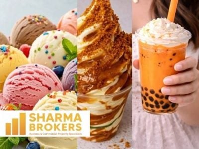 Modern-Sharma-Brokers-Real-Estate-Logo-with-Handshake-13